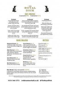 TRD Menu